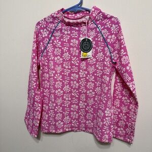 BODEN Youth Kids Long Sleeve Rash Guard Sun Safe UPF 40+ Size 8-9 Years NWT